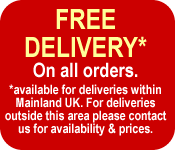 Free delivery on all orders within Mainland UK