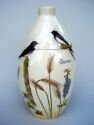 Swallows Hand Painted Urn