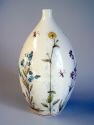 Wild Flowers Hand painted Urn