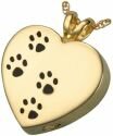 Paw Prints On My Heart Pendant