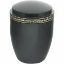 Samia Urn Brown with decor