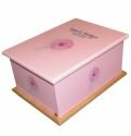 Pink Gerbera Ashes Casket