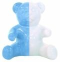 Blue Ceramic Teddy Urn