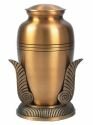 Leaf Urn Bronze