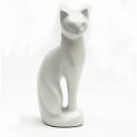 White Cat Urn