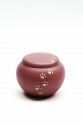 Round Pink Paw Pet Urn