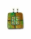 Red/Gold Dichroic Pendant