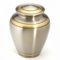 Elite Pewter & Gold Urn