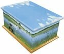 River Fishing Ashes Casket