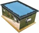 Wild Horses Ashes Casket